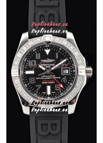 Breitling Avenger Steel GMT Swiss Watch 1:1 Ultimate Edition - Black Dial