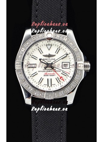 Breitling Avenger II Steel GMT Swiss Watch 1:1 Ultimate Edition - White Dial