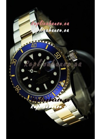 Rolex Submariner Swiss Replica Watch in Two Tone Case - Super Luminous Markers