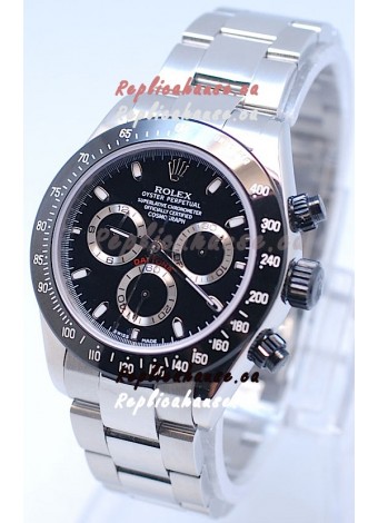 Rolex Project X Daytona Limited Edition Series II Cosmograph MonoBloc Cerachrom Swiss Watch in Black Face