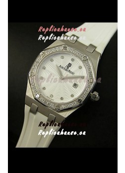 Audemars Piguet Royal Oak Ladies Quartz Replica Watch in Steel Case