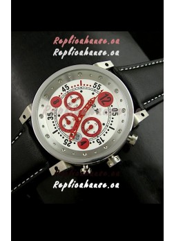 B.R.M.0011G6 Japanese Replica Quartz Watch in White&Red Dial