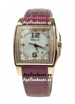 Chopard Two O Ten Ladies Swiss Replica Watch in Pink Strap