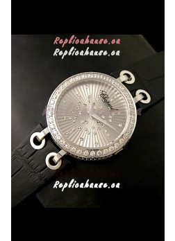 Chopard Xtravaganza Ladies Japanese Replica Watch in Silver Dial