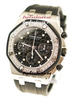 Audemars Piguet Royal Oak Offshore Alinghi Limited Edition Swiss Replica Watch in Diamond Bezel