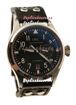 IWC Big Pilot Swiss Replica Watch in Black