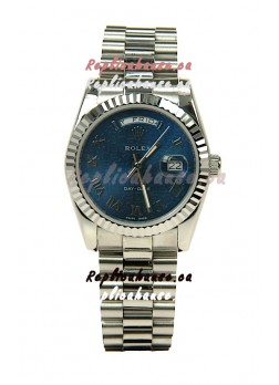 Rolex Day Date-Silver Swiss Replica Watch