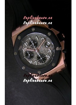 Audemars Piguet Royal Oak Offshore Swiss Watch in Grey Safari Dial - Secs hand 12 O clock