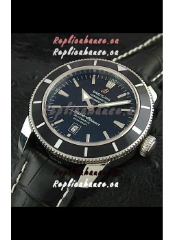 Breitling Superocean Swiss Replica Watch in Black Dial