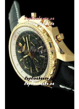 Breitling Bentley Swiss Replica Watch in Black Dial