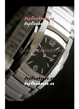 Bvlgari Assioma Japanese Replica Quartz Watch in Black Dial