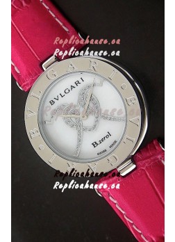 Bvlgari B.zerol Japanese Replica Quartz Watch in White Dial