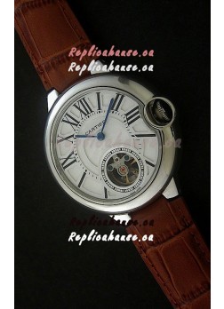 Cartier Ballon de Japanese Replica Watch in White Dial