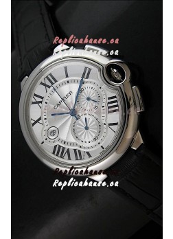 Cartier Ballon de Japanese Replica Watch in Silver White Dial