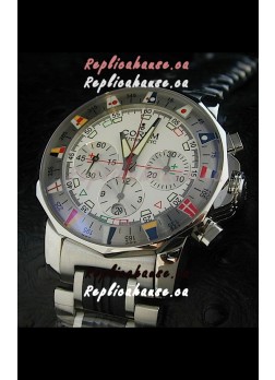 Corum Admiral's Cup Challenge Swiss Replica Watch in White Dial