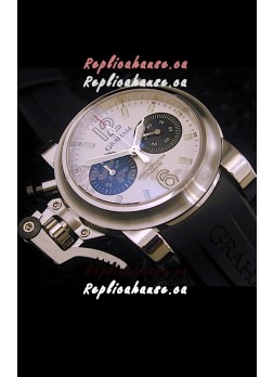 Graham Chronofighter Oversize Swiss Replica Watch in White Dial