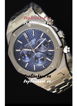 Audemars Piguet Royal Oak Chronograph Blue Dial Swiss Quartz Replica Watch - 41MM