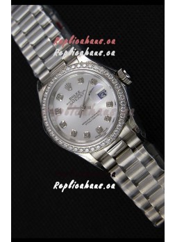 Rolex Datejust Ladies Diamonds Markers Swiss Watch CAL.2236 Movement 1:1 Mirror Replica