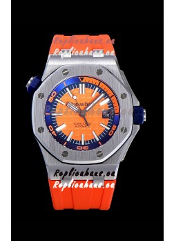 Audemars Piguet Royal Oak Diver Swiss Replica Orange Dial 1:1 Quality 3120 Movement 904L Steel 