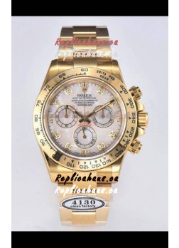 Rolex Cosmograph Daytona M116508-0007 Yellow Gold Original Cal.4130 Movement - 904L Steel Watch