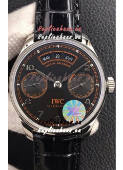 IWC Portugieser Swiss 1:1 Mirror Replica Watch Brown Dial Steel Case Watch