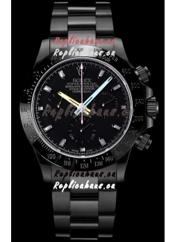Rolex Daytona Blaken 1:1 Swiss Mirror Replica Black Dial Cal.4130 Movement (WITH BOX) 