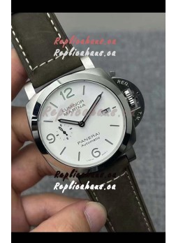 Panerai Luminor Marina PAM1314 1:1 Mirror Swiss Replica Watch in White Dial 