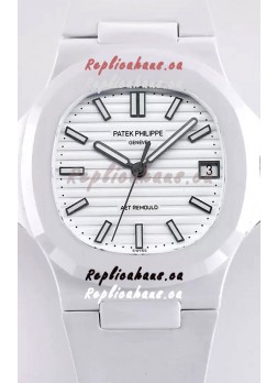 Patek Philippe Nautilus 5711 AET Remould White Edition Swiss Replica Watch 