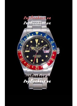 Rolex GMT Master 1675 PEPSI Vintage Edition Swiss Replica Watch 