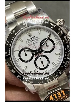 Rolex Cosmograph Daytona M126500LN White Dial Cal.4131 Movement - 904L Steel Watch