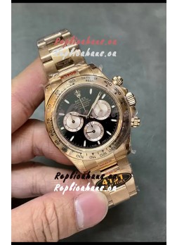 Rolex Daytona REF.126505 Cal 4131 1:1 Swiss Replica Watch - 904L Steel Rose Gold 