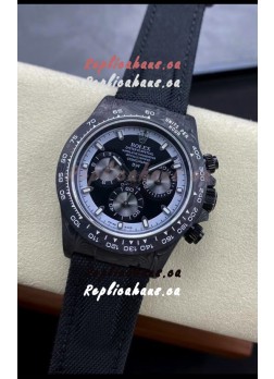 Rolex Daytona DiW All Black Edition Watch - Forged Cabon Casing 1:1 Mirror Replica