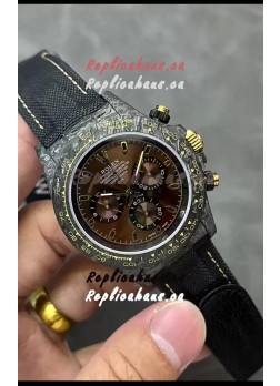 Rolex Cosmograph Daytona DiW COLOR CHANGING Edition Brown Gold Carbon Fiber Replica Watch 