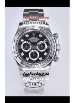 Rolex Cosmograph Daytona M116509-0055 Original Cal.4130 Movement - 904L Steel Watch Black Dial