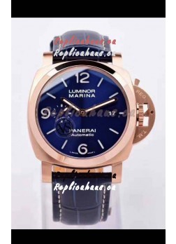 Panerai Luminor Marina PAM1112 Rose Gold 1:1 Mirror Quality Swiss Replica Watch 