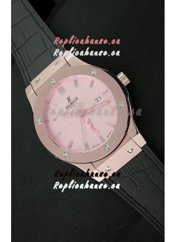 Hublot Classic Fusion FIFA Edition Swiss Watch in Pink Gold Case