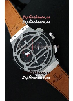 Hublot Big Bang Chukker Swiss Replica Watch in Stainless Steel - 1:1 Mirror Replica Watch