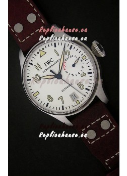 IWC Die Grosse Fliegeruhr Swiss Replica Watch in White Dial