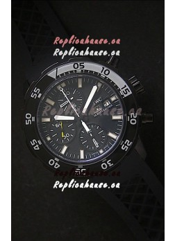 IWC Aquatimer PVD Swiss Replica Watch in Black