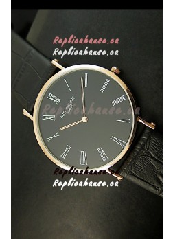 Patek Philippe Calatrava Ulta-Thin Japanese Replica Watch - 4MM Thick