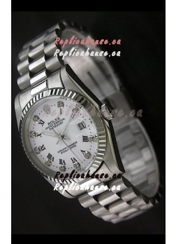 Rolex Datejust Oyster Perpetual Diamonds Japanese Watch