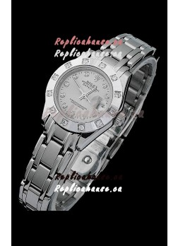 Rolex Datejust Ladies Japanese Replica Ladies Watch in Grey Dial