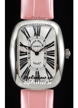 Franck Muller Galet Ladies Swiss Quartz Pink Strap Watch