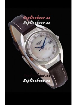 Longines Primaluna Ladies Pearl Dial Swiss Quartz Replica Watch