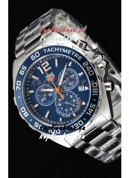 Tag Heuer Formula 1 Chronograph Swiss Quartz Replica Watch Blue Dial 