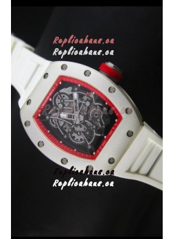Richard Mille RM055 Bubba Watson Swiss Replica Watch in White