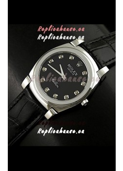 Rolex Cellini Japanese Replica Steel Watch in Numeral Markers
