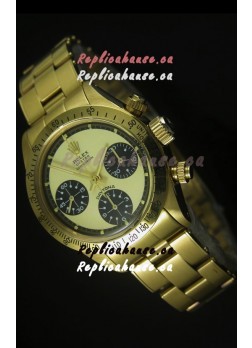 Rolex Daytona 6263 Cosmograph Gilt Gold Dial in Gold Case